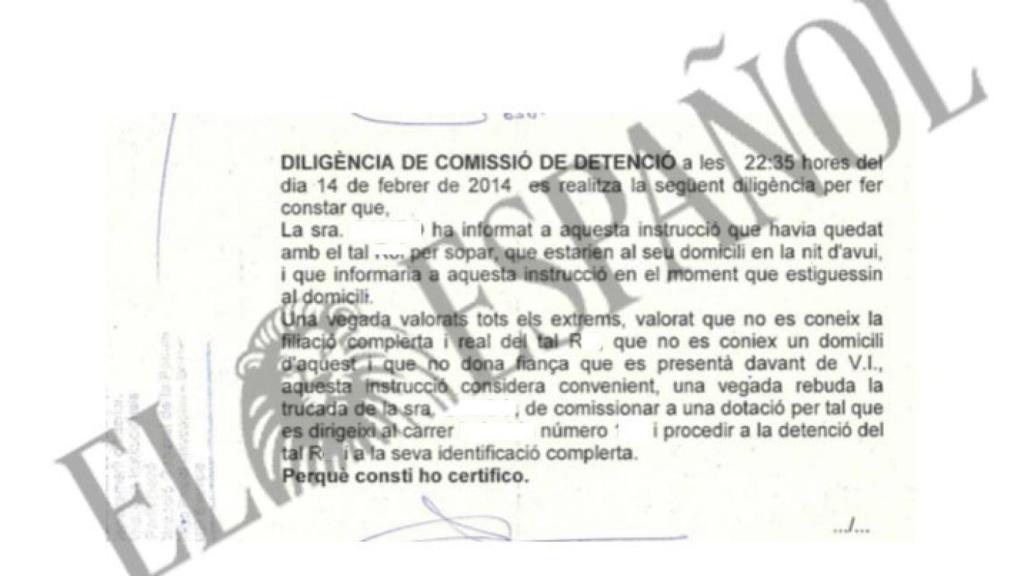 El 14 de febrero de 2014 los Mossos de Esquadra detuvieron a Rodrigo tras la emboscada organizada por las tres chicas con las que salía a la vez.