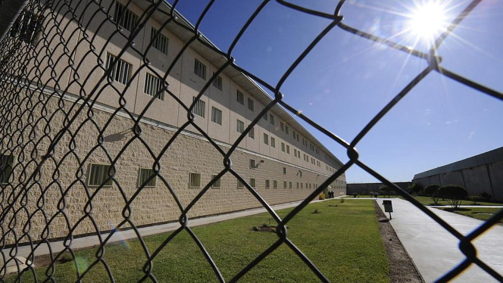 View of the Soto del Real prison, near M