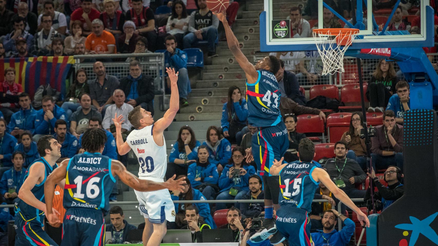 El Real Madrid - MoraBanc Andorra de Copa del Rey, en imágenes