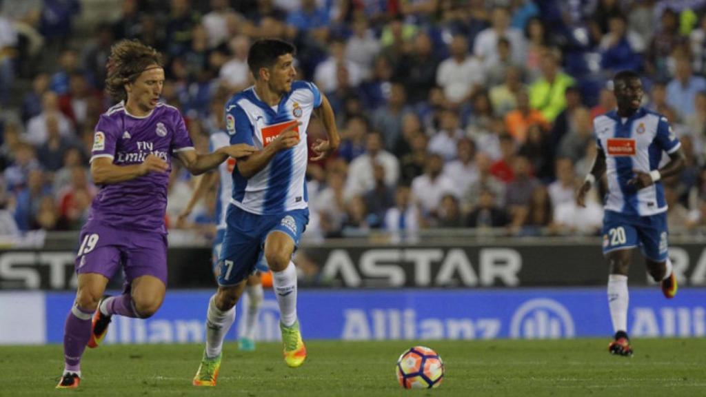 El partido entre el Espanyol y el Real Madrid esta temporada. Foto:rcdespanyol.com