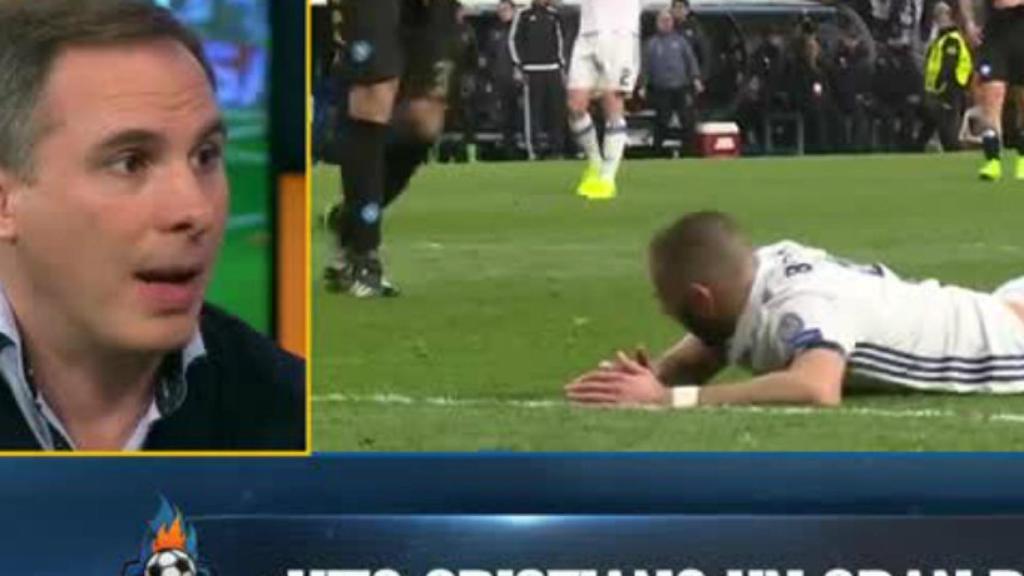 Manu Sainz en El Chiringuito   Foto: Twitter (@elchiringuitotv)