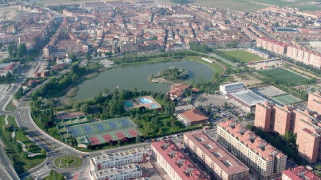 Vista aérea de la localidad de Laguna de Duero
