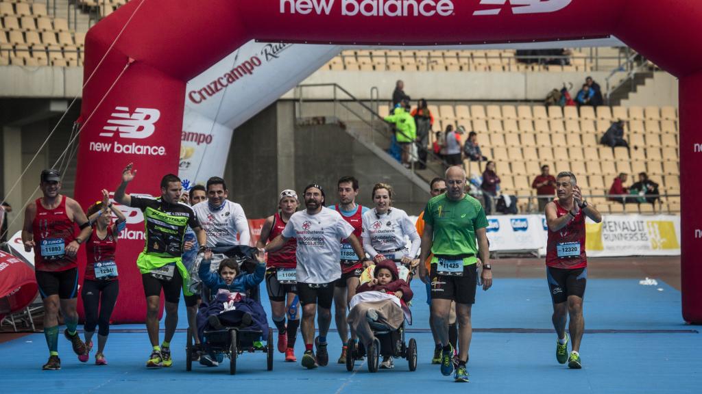 Marcos y Jesús entran en meta después de 5 horas y 35 minutos.