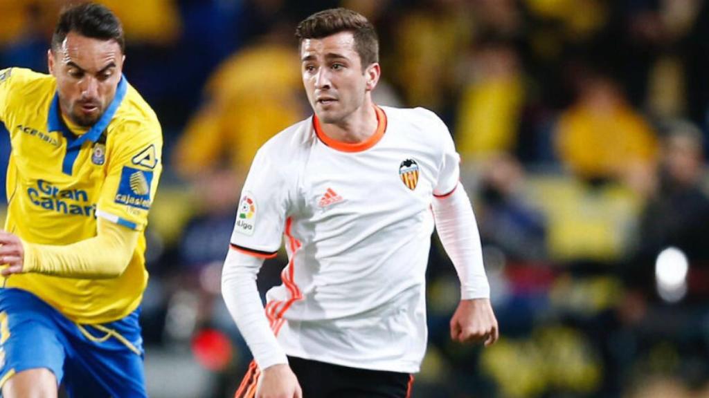 Gayá, del Valencia. Foto: Twitter (@jose_gaya)