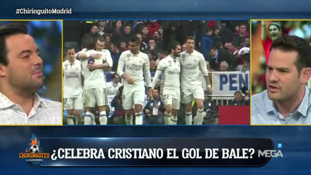 Nacho Peña y Quim en El Chiringuito. Foto: Twitter (@elchiringuitotv)