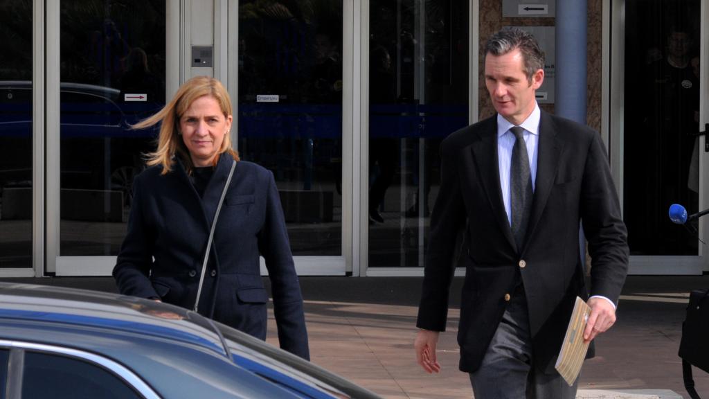 La infanta Cristina e Iñaki Urdangarin, en el juicio del Caso Nóos en Palma de Mallorca