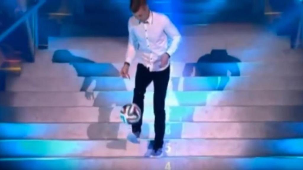 Toni Kroos en el programa televisivo