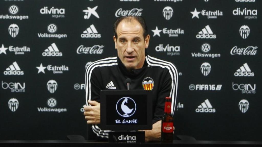 Voro en rueda de prensa. Foto: valenciacf.com