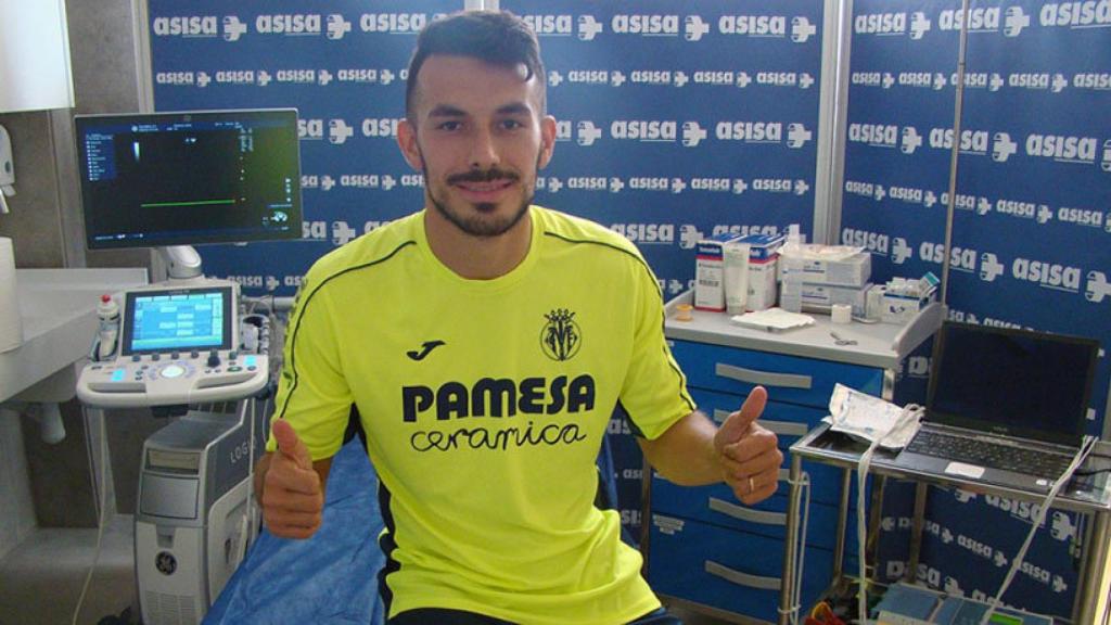 Sansone, jugador del Villarreal. Foto: villarrealcf.es