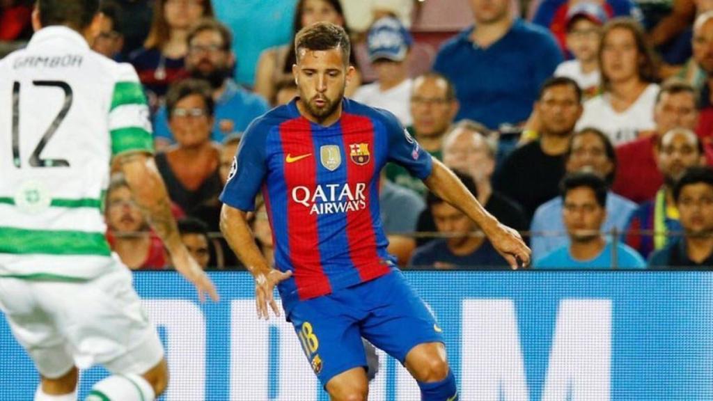 Jordi Alba. Foto: Twitter (@JordiAlba)