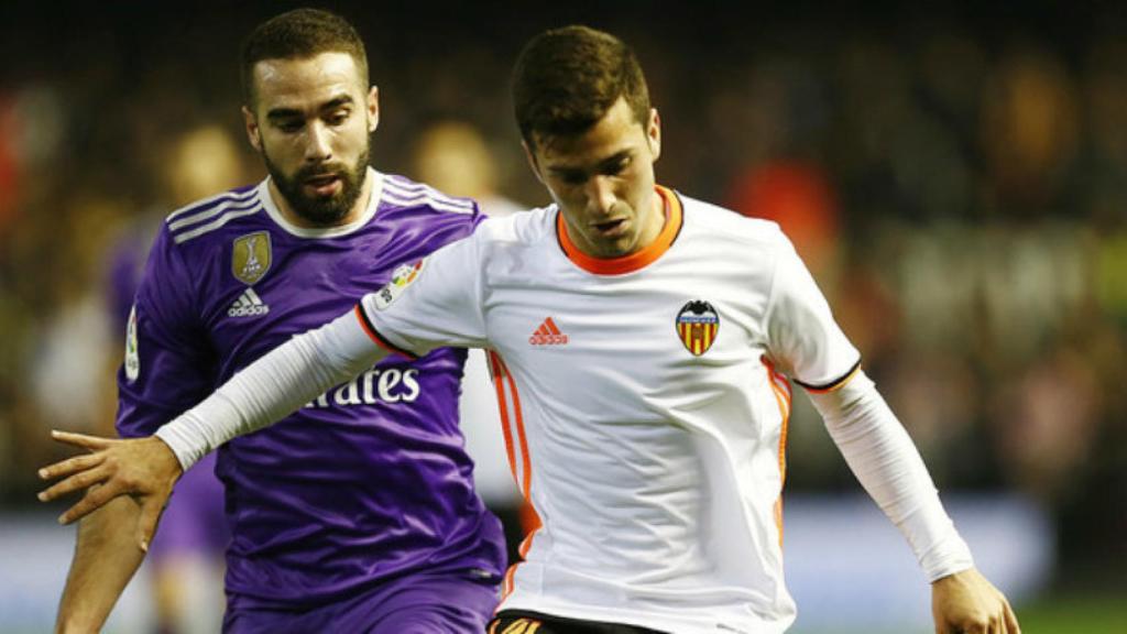 Gayà y Carvajal en Mestalla Foto valenciacf.com