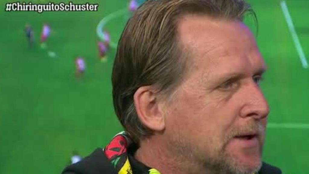 Bernd Schuster acude a El Chiringuito   Foto: Twitter (@elchiringuitotv)