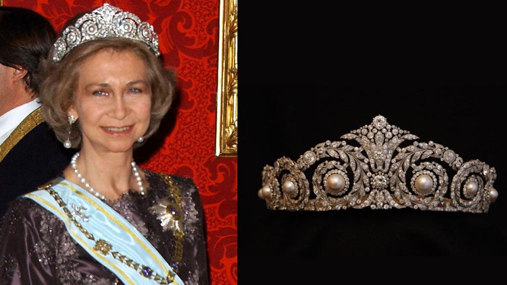 Tiara Cartier de la reina Sofía.
