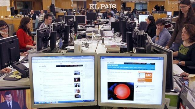 Redacción del diario 'El País' en una imagen de archivo