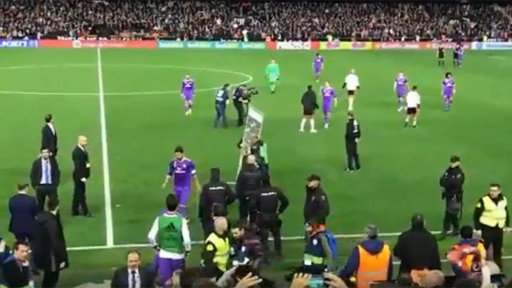 Cristiano Ronaldo tras el partido en Mestalla