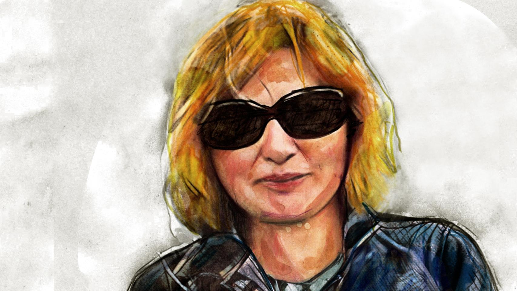 Ilustración de Mariló García Pérez basada en una fotografía de la víctima.