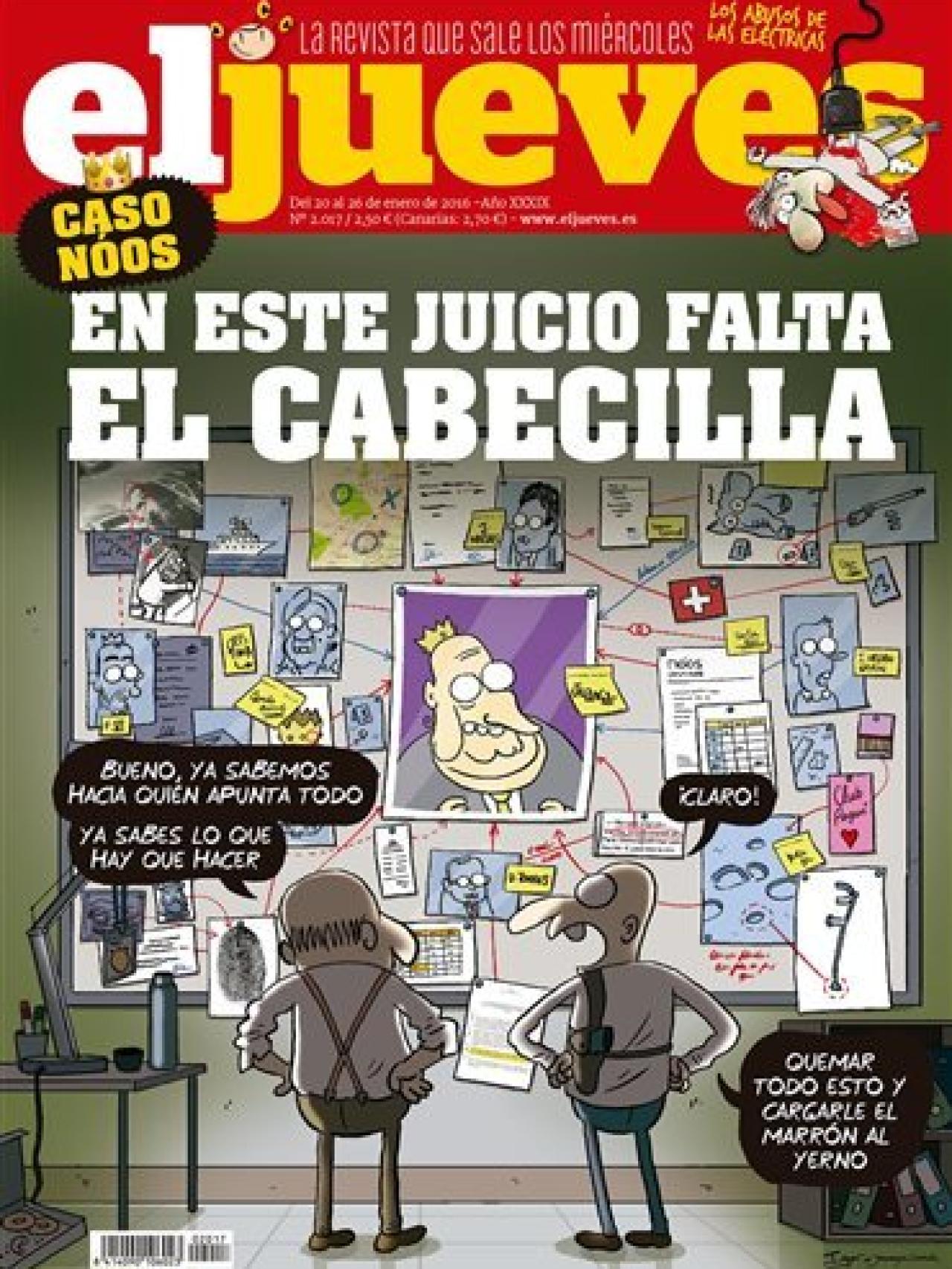 El actual director de El Jueves cree que la portada de enero de 2016 fue más dura con la monarquía