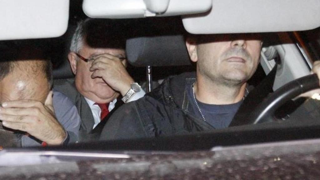 El tesorero de CDC, Andreu Viloca, tras su detención en octubre de 2015.