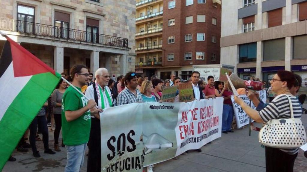 zamora manifestacion refugiados 3