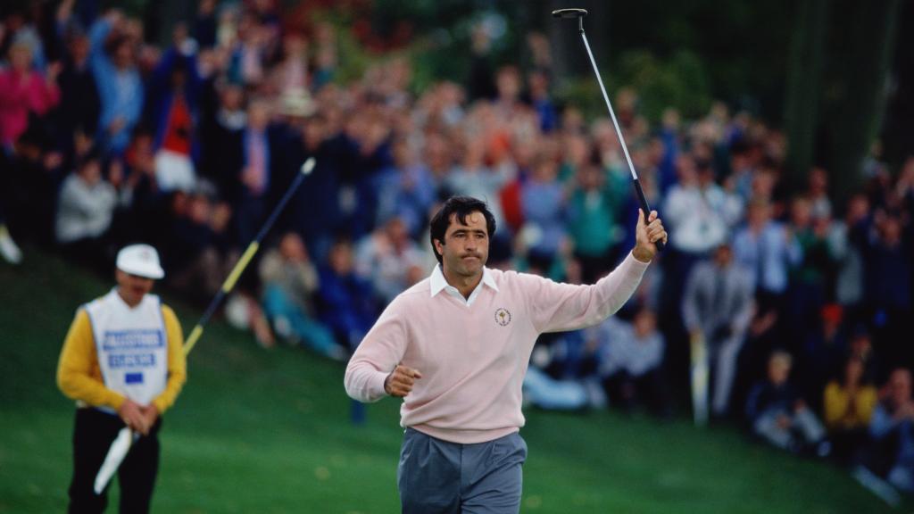 Severiano Ballesteros en la Ryder Cup de 1989.