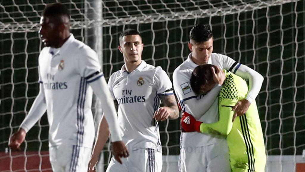 El Castilla ante el Fuenlabrada en el Di Stéfano