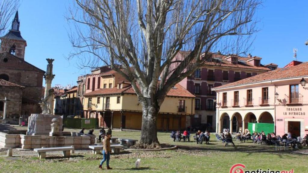Plaza del Grano soleada