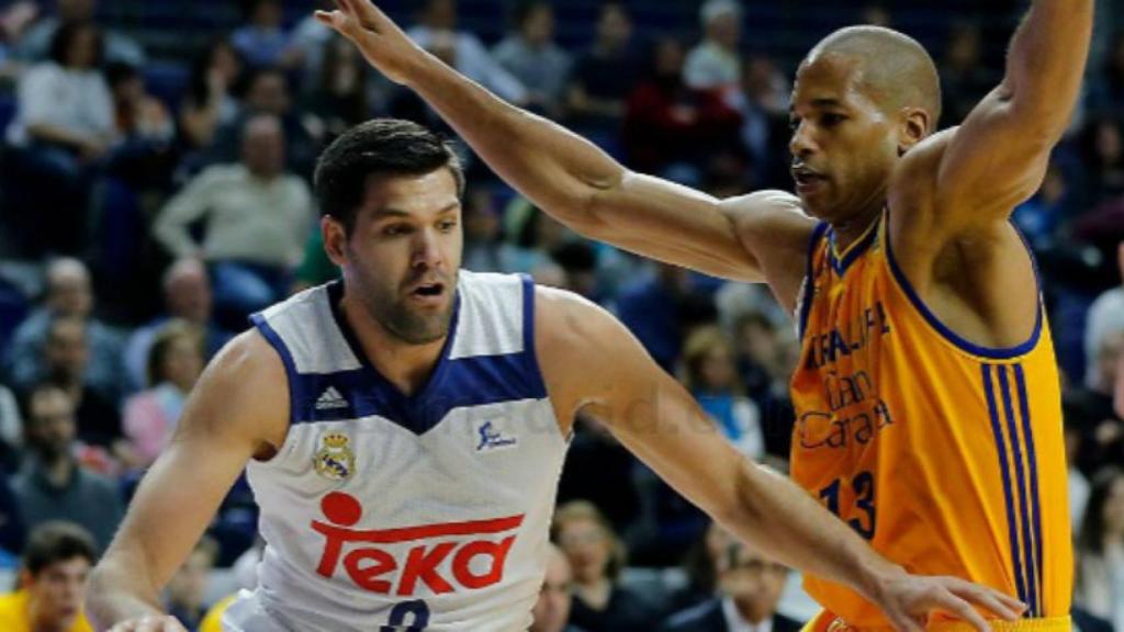 Felipe Reyes, durante el partido ante Herbalife Gran Canaria