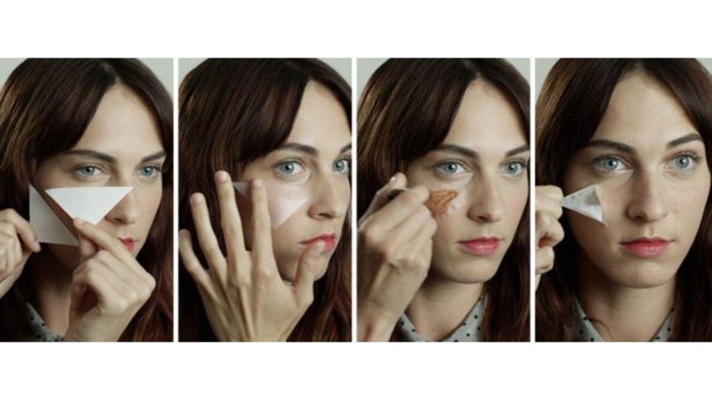 Remi Brixton muestra los cuatro pasos para lograr unas pecas falsas.