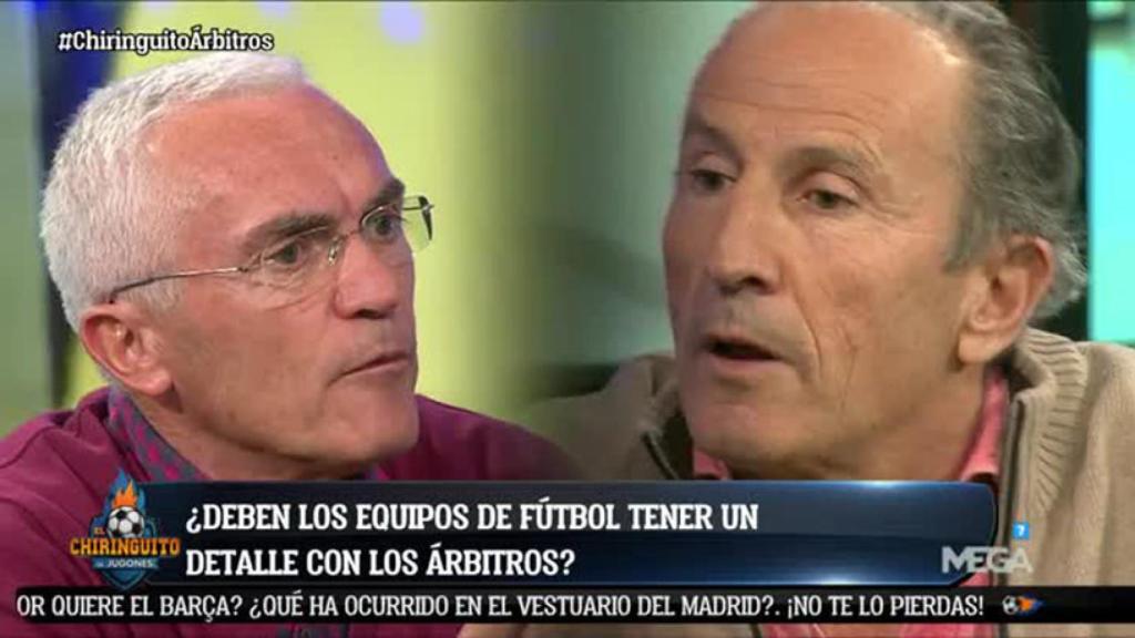 Paco García Caridad, en El Chiringuito. Foto: Twitter (@elchiringuitotv)