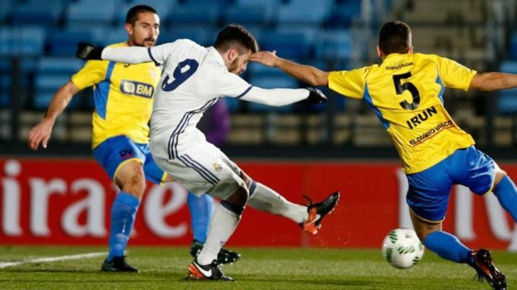El Real Madrid Castilla en un partido en el Alfredo Di Stéfano