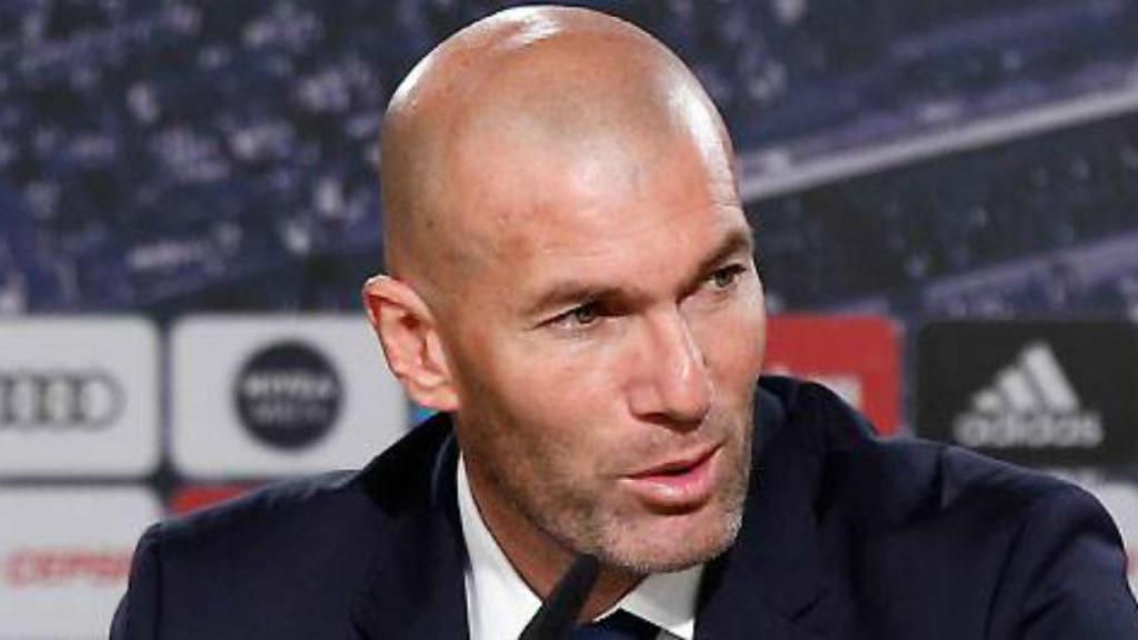 Zidane, en rueda de prensa