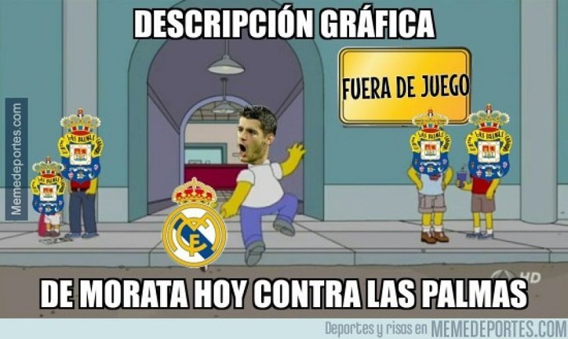 Meme del Real Madrid - Las Palmas