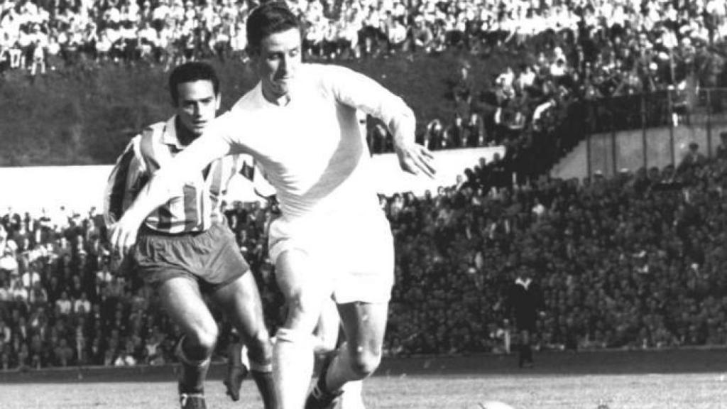 Raymond Kopa, con el Real Madrid