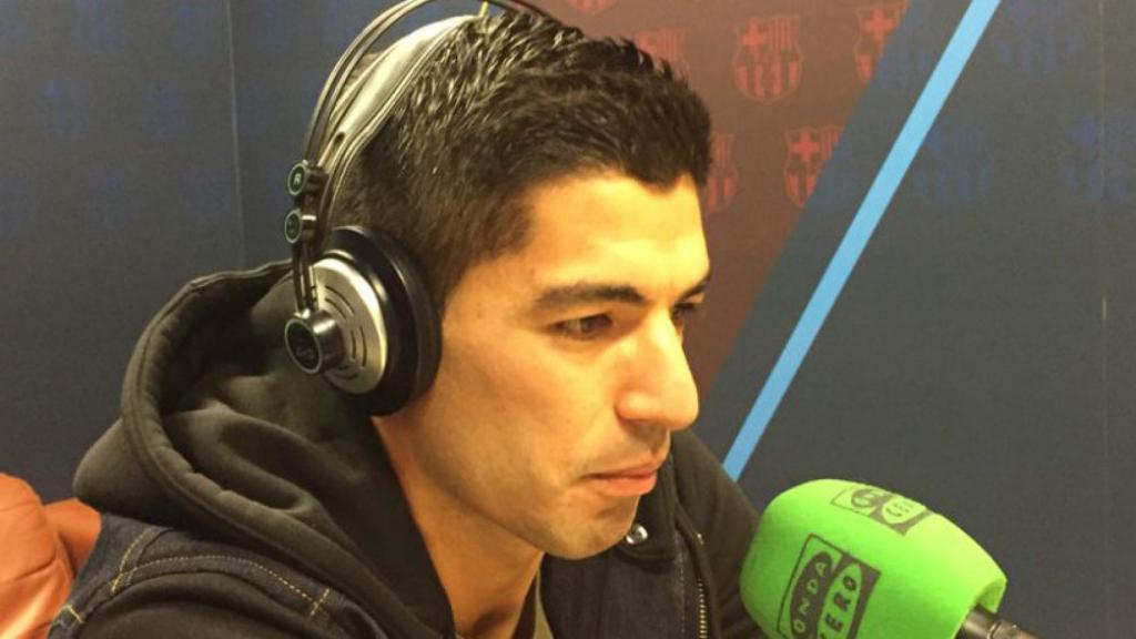 Luis Suárez, en el Transistor de Onda Cero   Foto: Twitter (@ElTransistorOC)