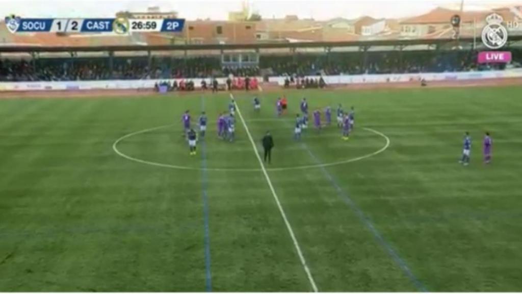 Solari se cruzó el campo