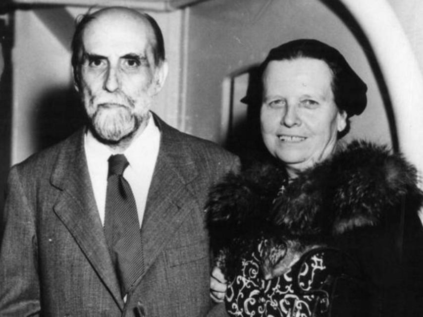 Zenobia Camprubí y Juan Ramón Jiménez.