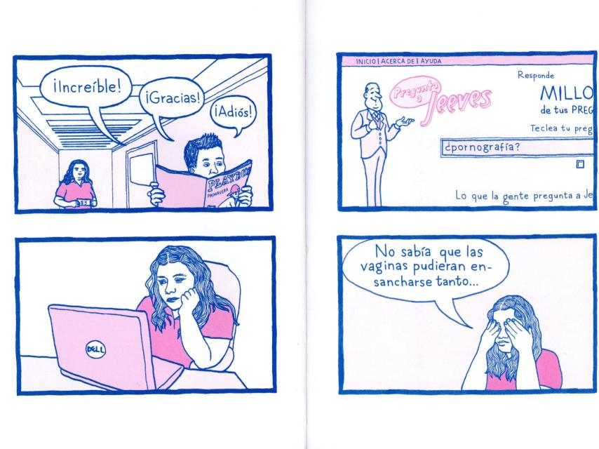 Gina empieza a consumir porno por internet. Los chicos de su clase ni la miran.