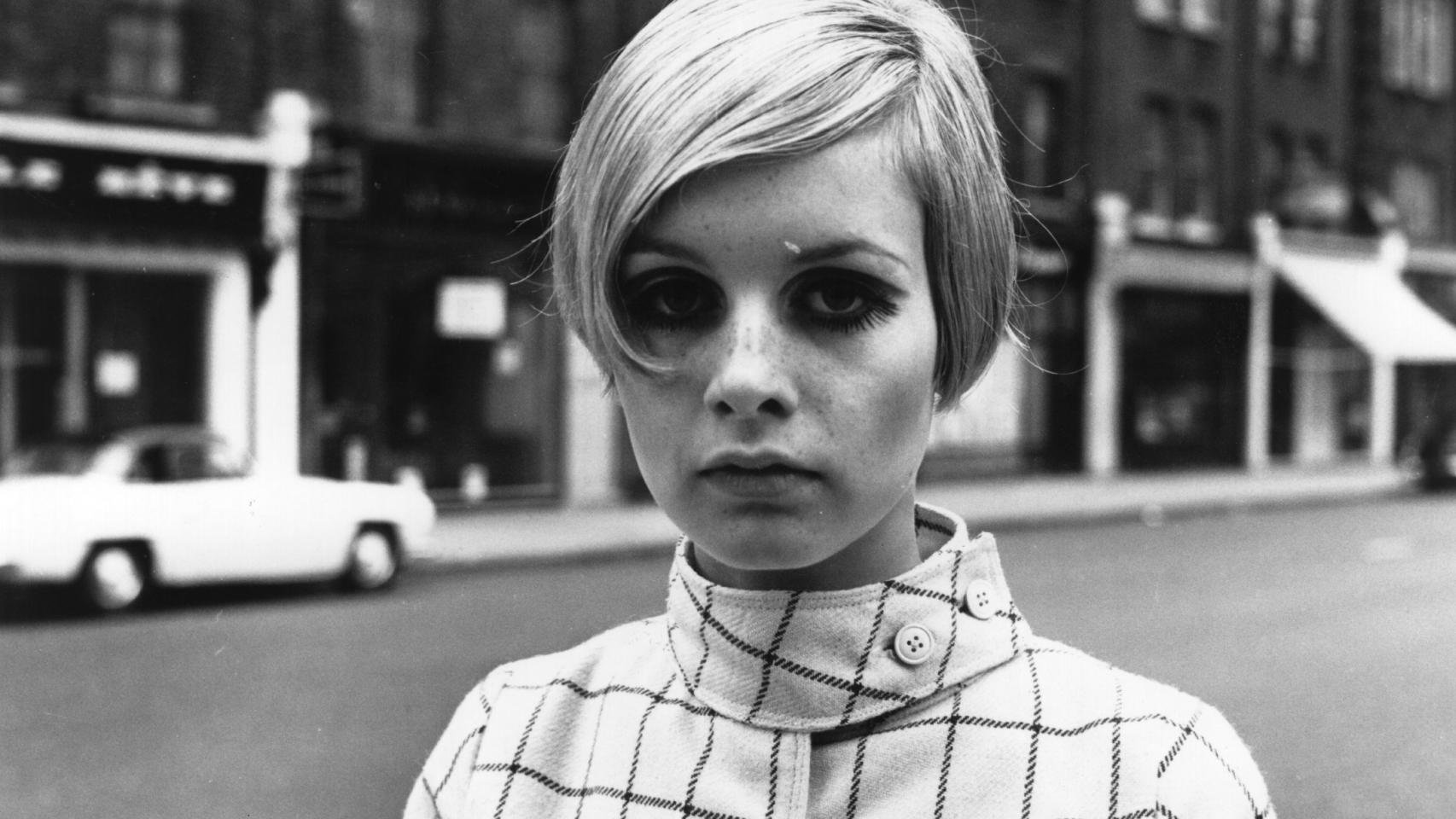 La modelo Twiggy, muy famosa en los años 60. | Foto: Getty Images.