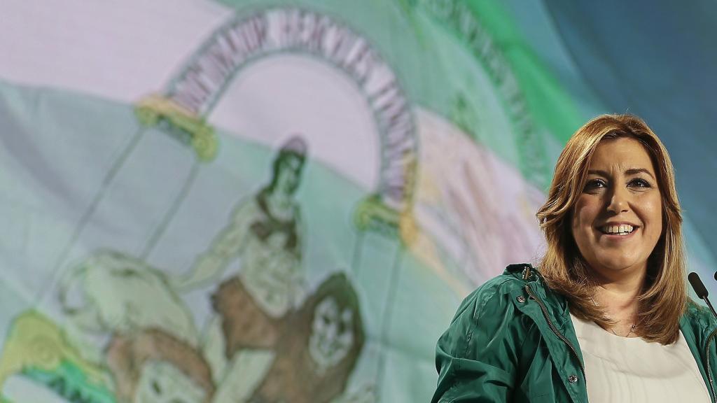Susana Díaz, en el acto del PSOE de Andalucía por el día de la comunidad.
