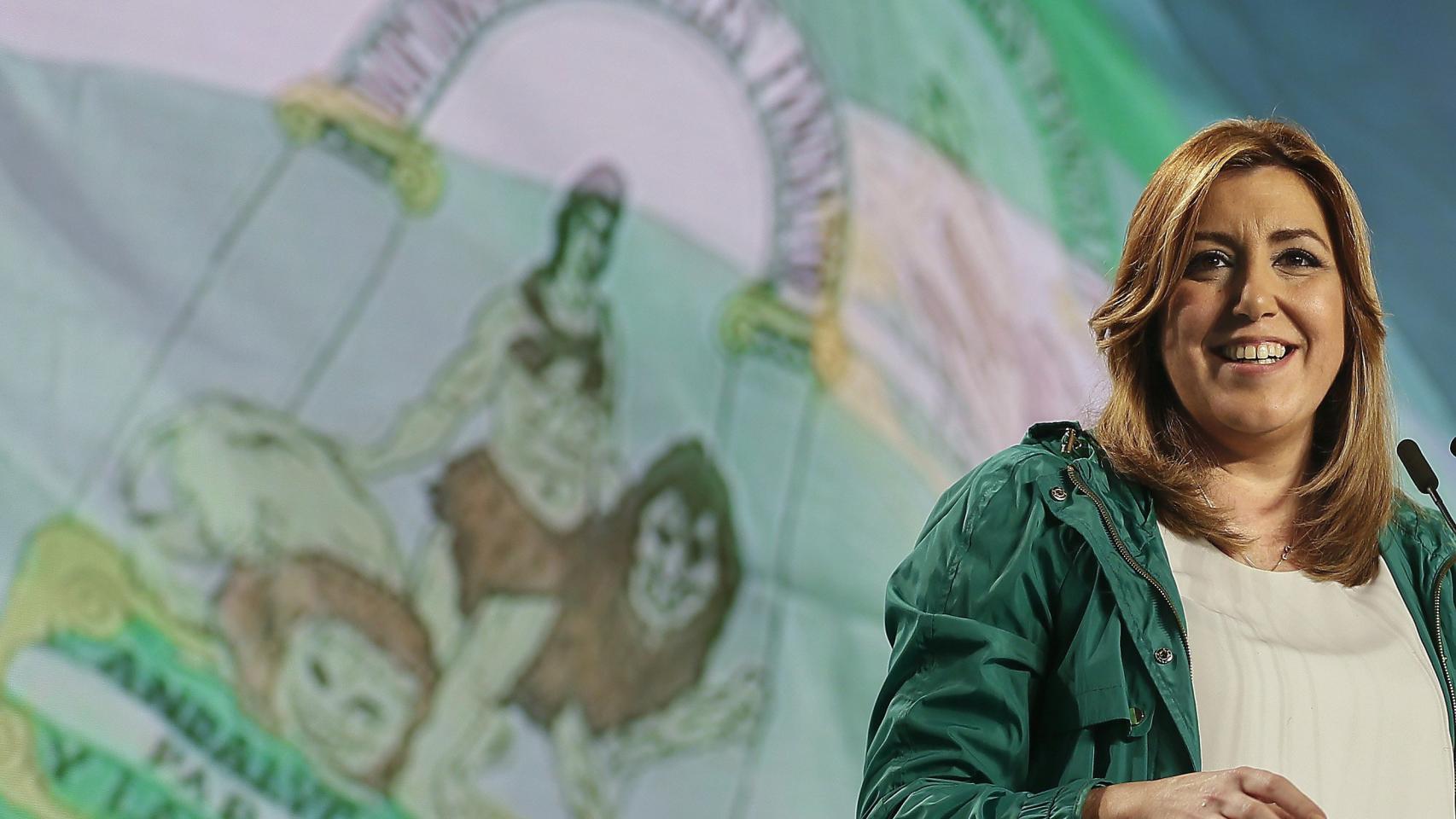 Susana Díaz, en el acto del PSOE de Andalucía por el día de la comunidad.