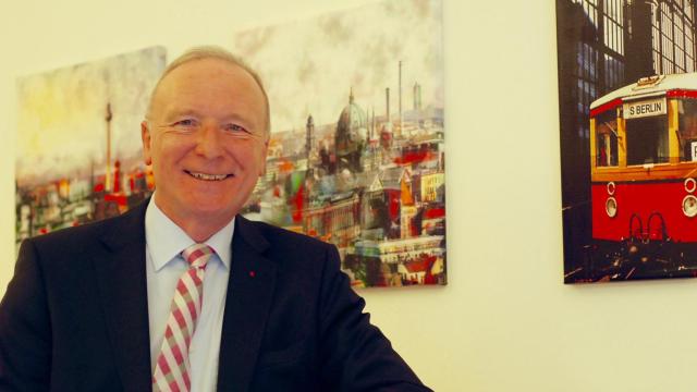 Bernd Westphal en su despacho de Berlín