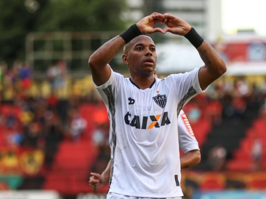 Durante la celebración de un gol con su último club.