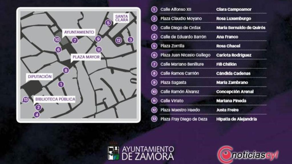 zamora callejero dia de la mujer
