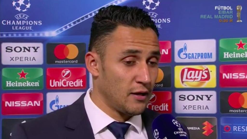 Keylor, en zona mixta