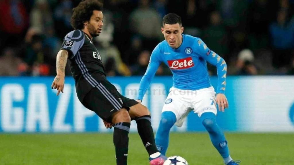 Marcelo contra el Nápoles