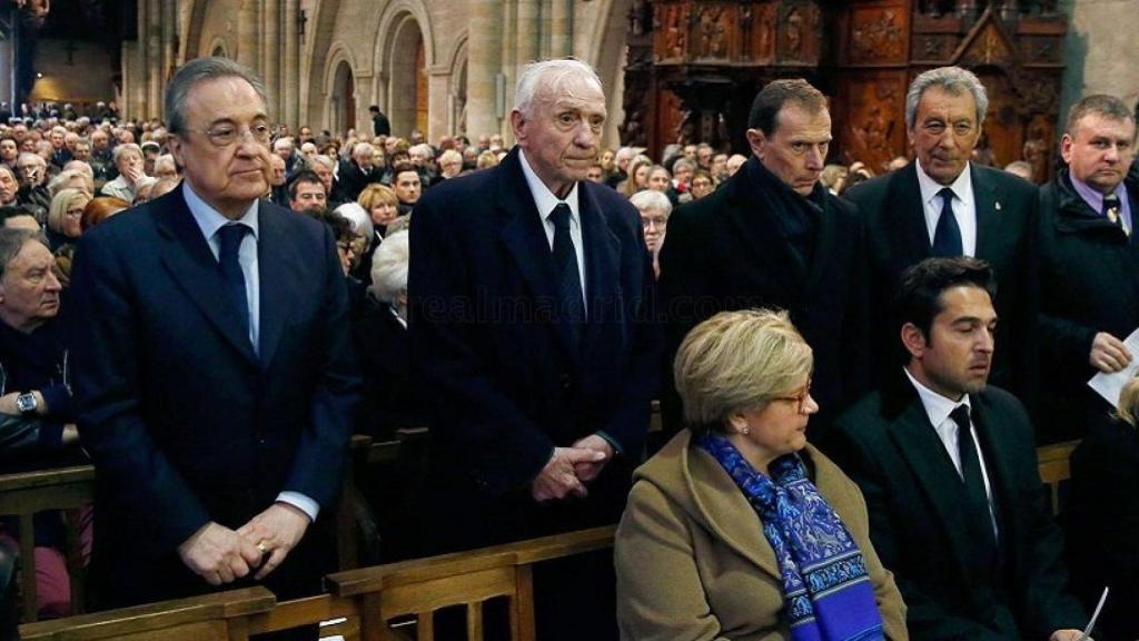 Florentino, en el entierro de Kopa