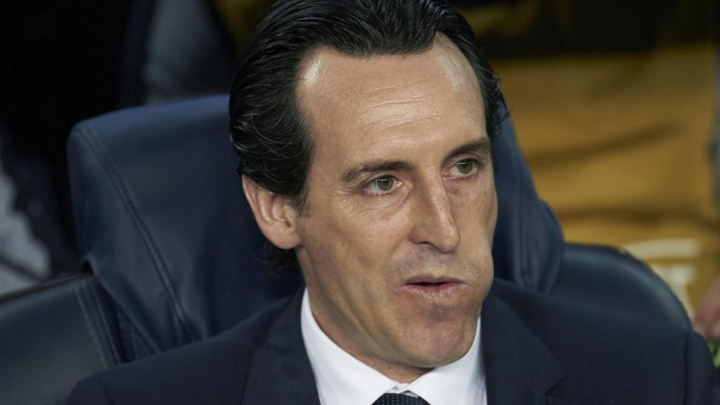 Emery, en un partido de la temporada pasada.