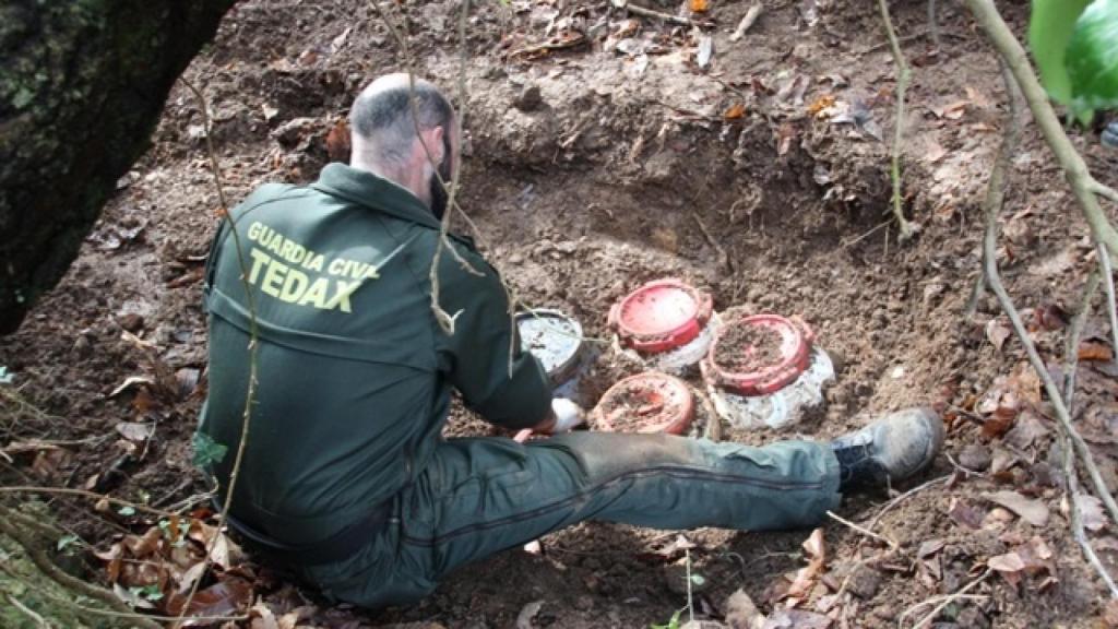 En el zulo de ETA en guipuzcoa había 50 kilos de explosivo.