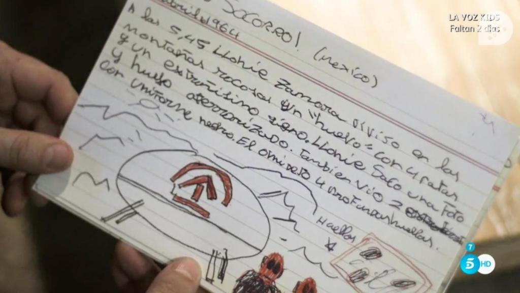 El cuaderno de Iker Jiménez.