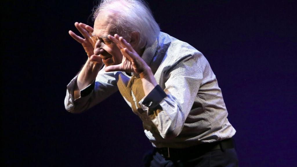 Boadella en plena representación.